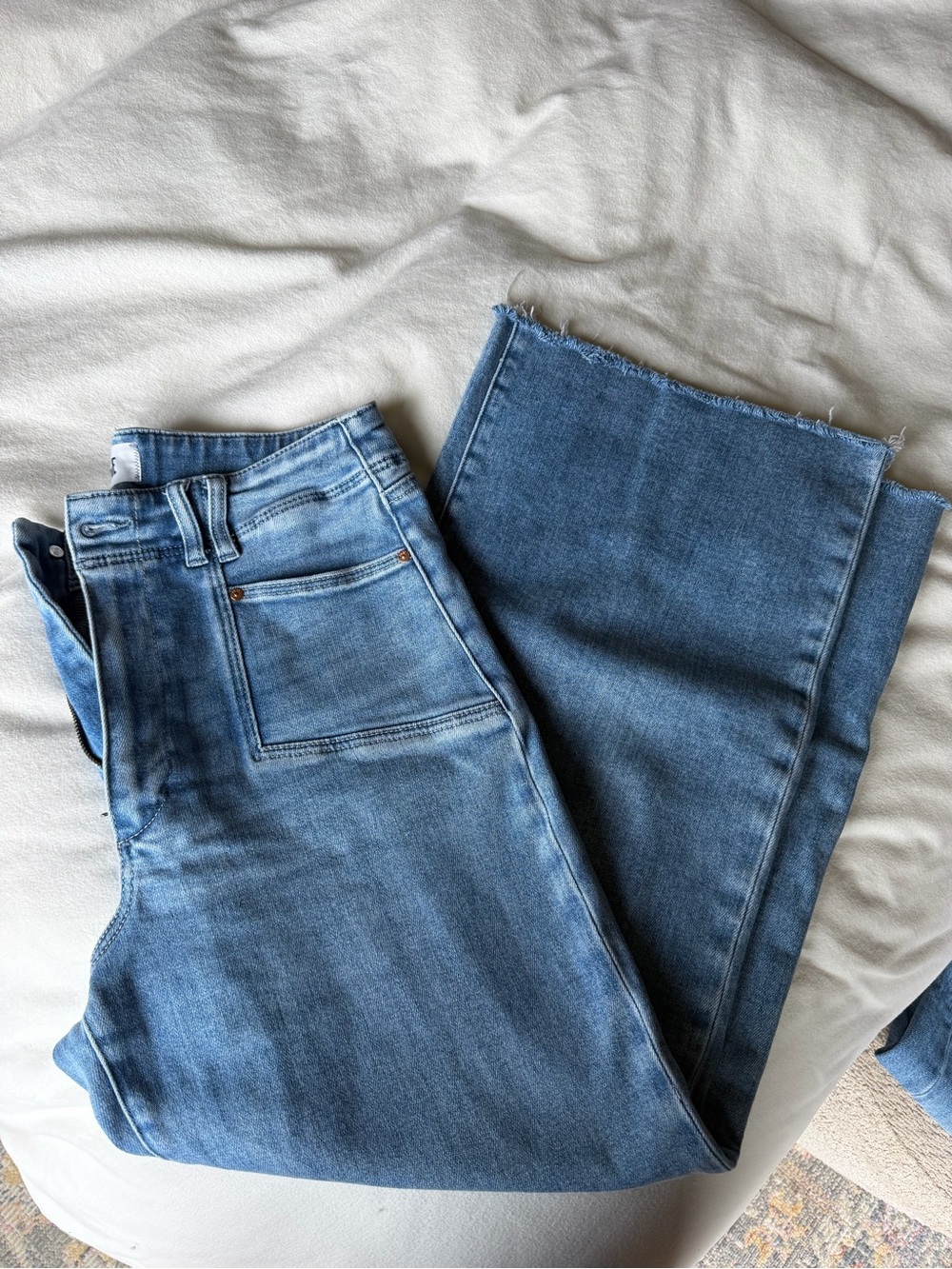 PAIGE anessa high rise crop wide-leg jeans